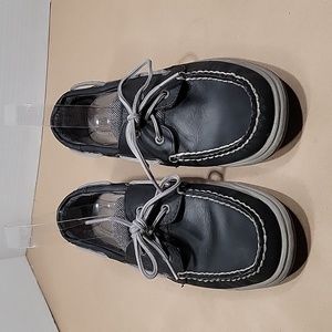 Sperry Black and Gray Loafers